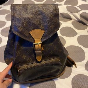 LV Monogram Canvas Montsouris GM Backpack